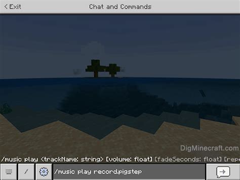 /music command minecraft